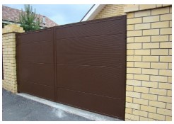 Распашные въездные ворота 